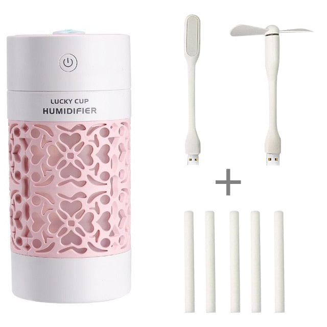 Air Humidifier with LED Night Lamp