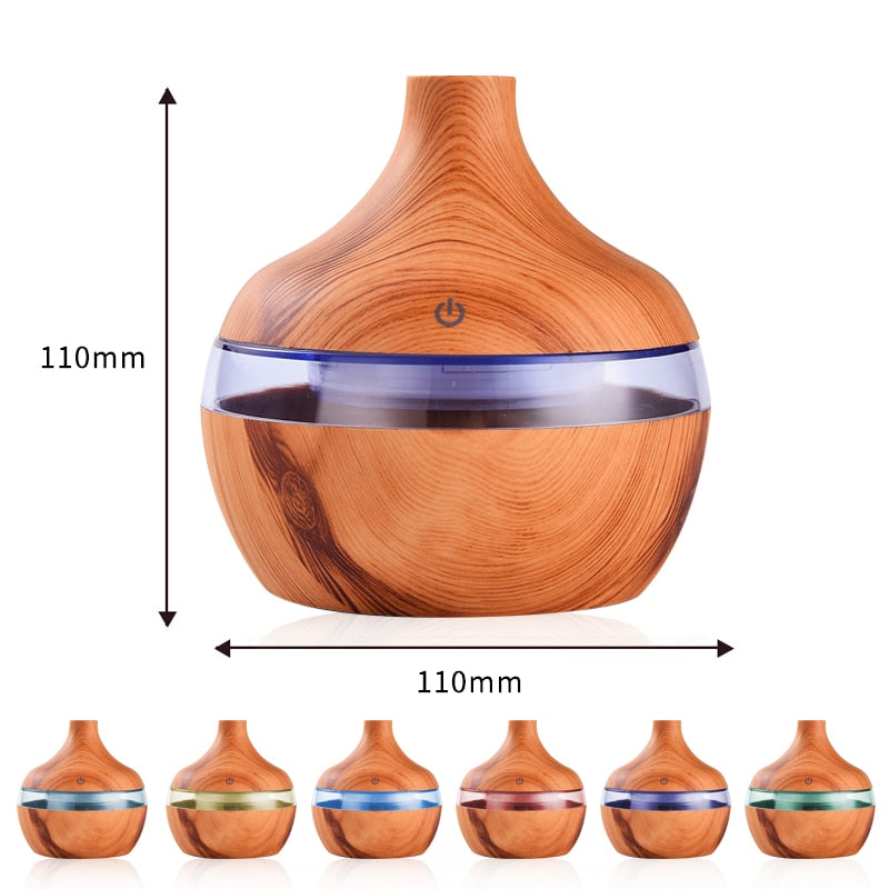 Ultrasonic Wood Grain Humidifier