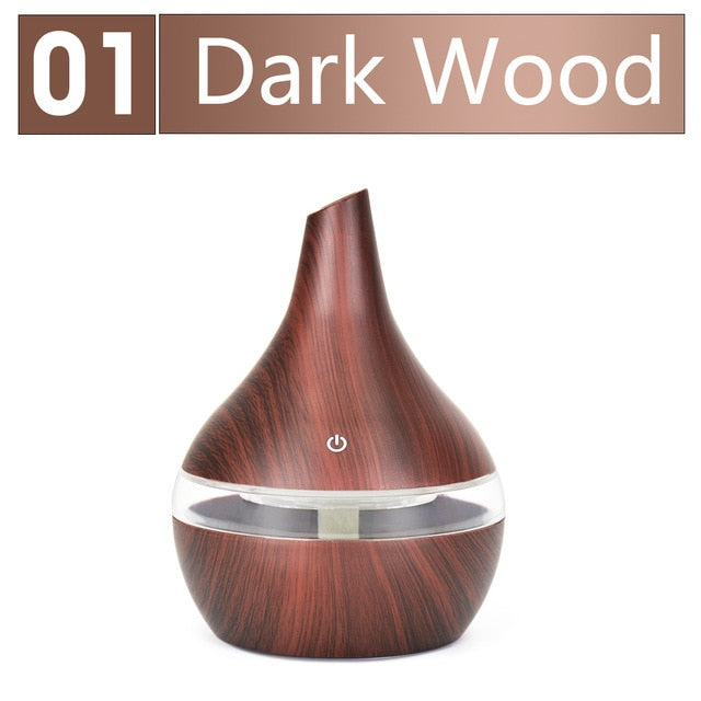 Wood Grain Ultrasonic Humidifier
