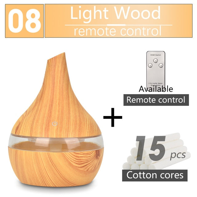 Wood Grain Ultrasonic Humidifier
