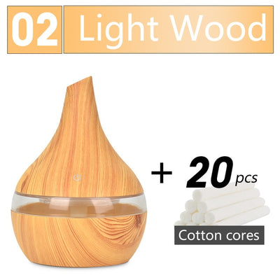 Wood Grain Ultrasonic Humidifier