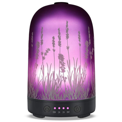 Ultrasonic Aroma Diffuser Glass Air Humidifier Essential Oil