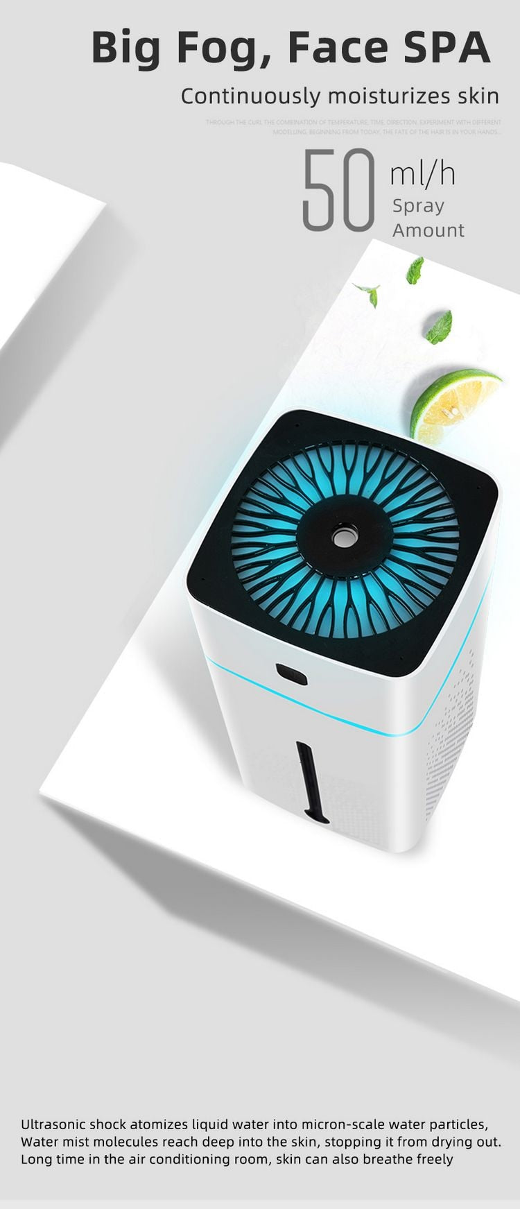 Air Purifying Humidifier 1000ml