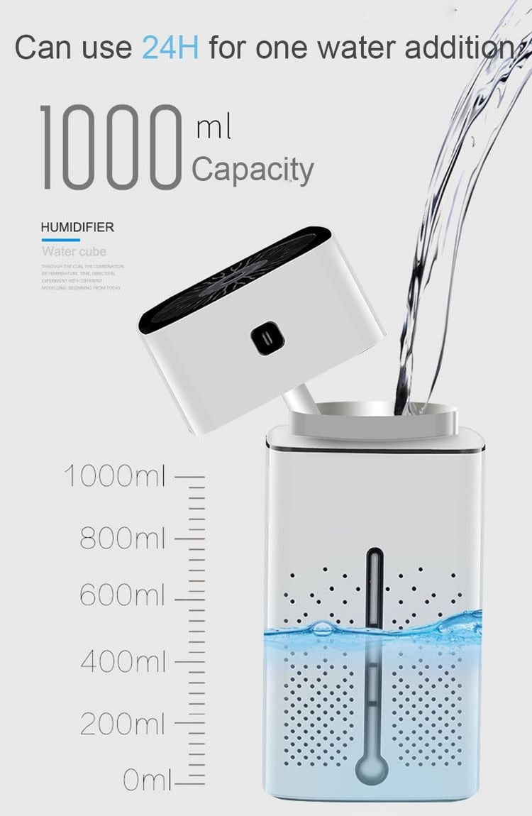 Air Purifying Humidifier 1000ml