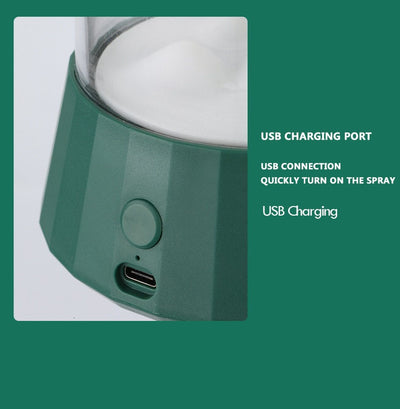 Mini Portable Humidifier for Home Office 400ML Ultrasonic Air Oil Diffuser