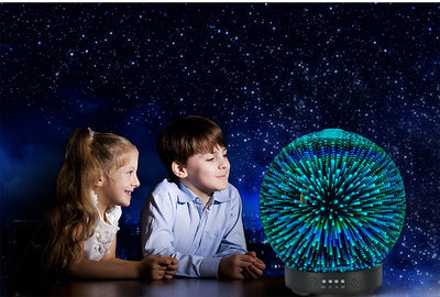 3D Glass Aroma Diffuser Ultrasonic Essential Oil