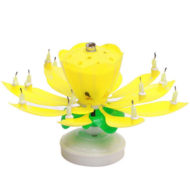 1pc Flower Shape Candles Disposable Birthday Party Gift