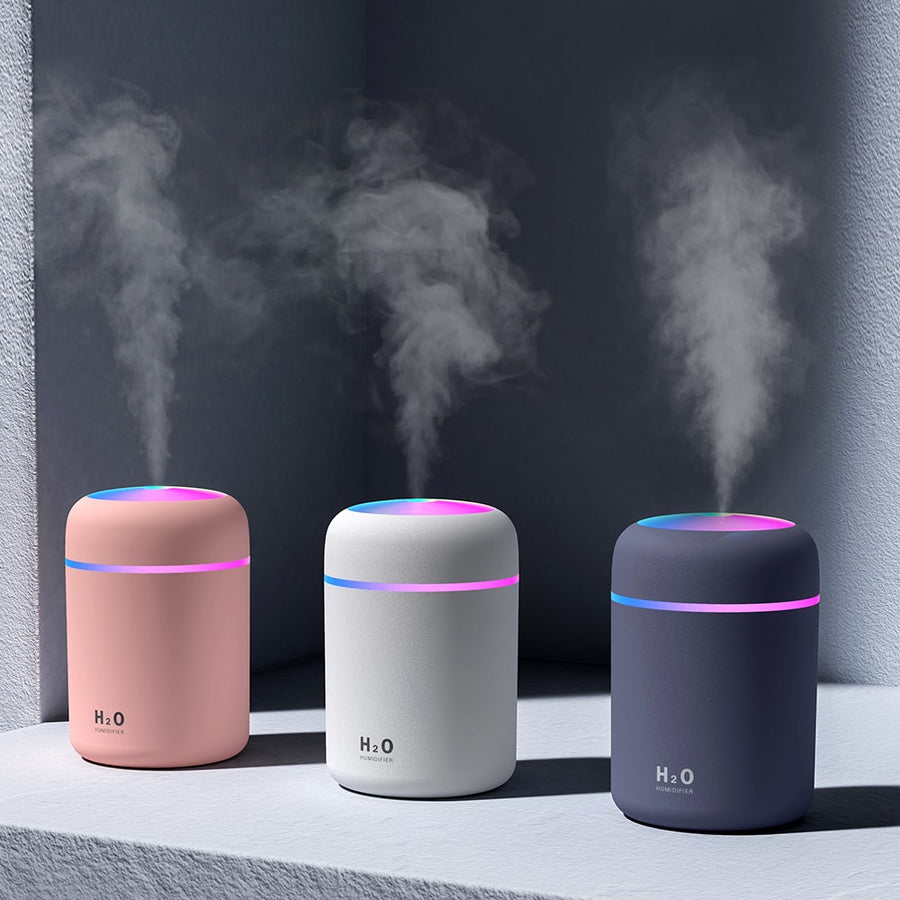 Ultrasonic Humidifier 300ml Portable USB Aroma Diffuser