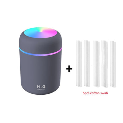 Ultrasonic Humidifier 300ml Portable USB Aroma Diffuser